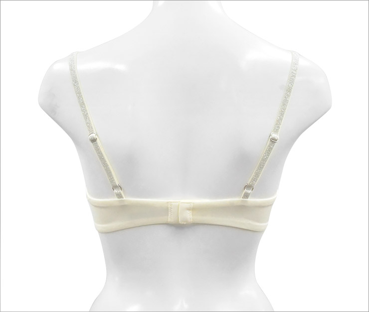 Sahara デコルテレース3/4モールドカップブラジャー / Ivory