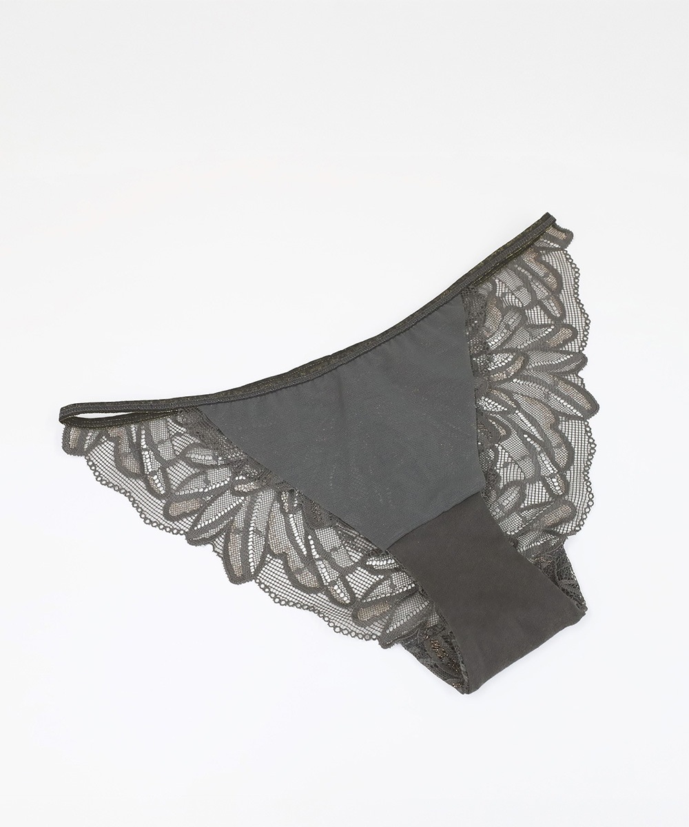 Leo Sonata レースショーツ / Dark Grey
