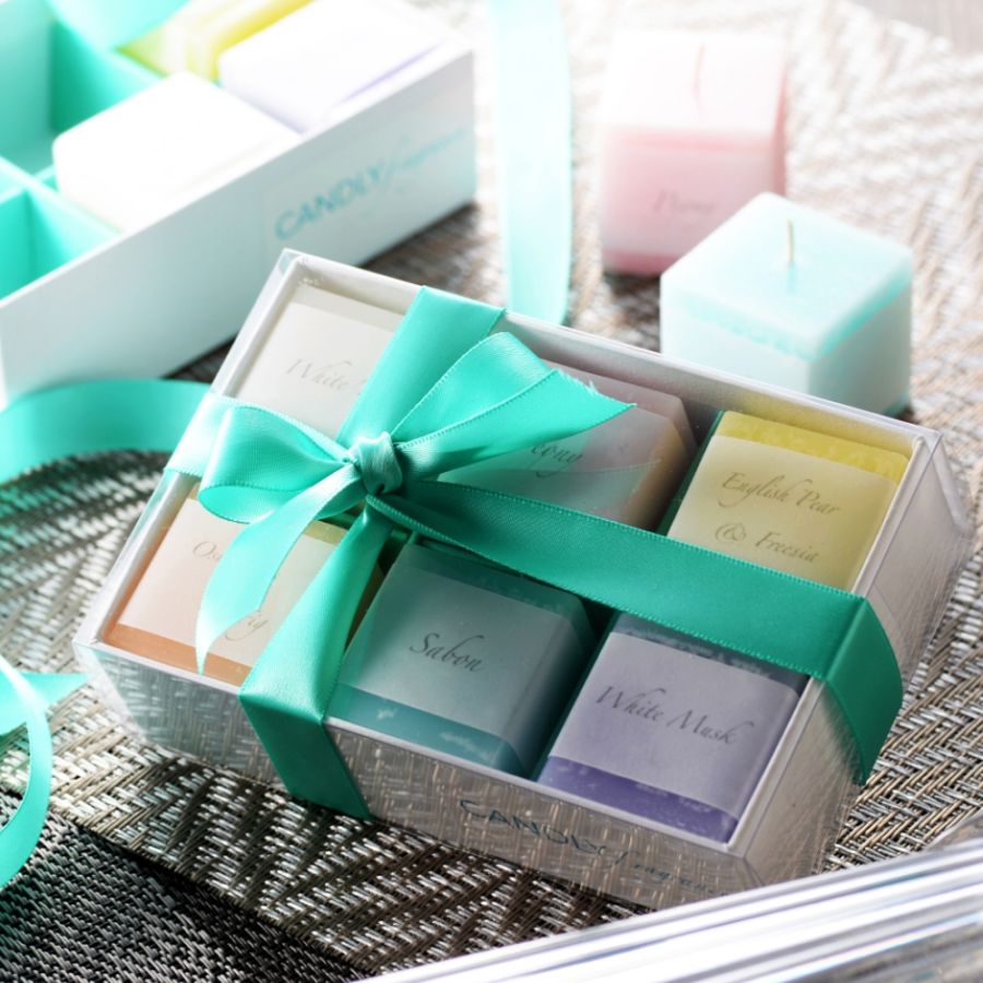 アロマキャンドル フレグランス キューブタイプ 6個入り