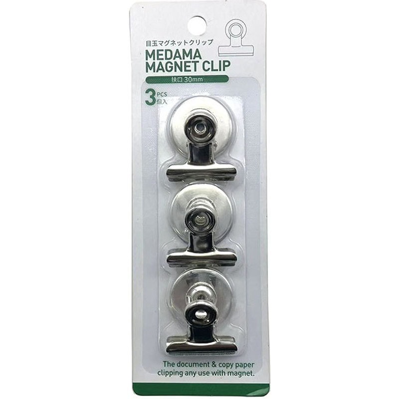 目玉クリップマグネット付きＳ　３Ｐ