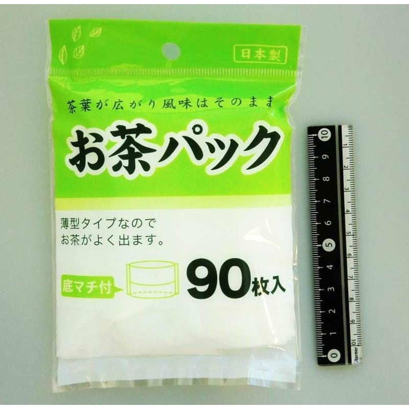 薄型　お茶パック　マチ付き９０枚
