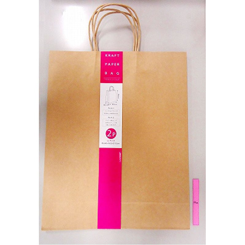 クラフトペーパーバッグLL 2P【公式】≪1個からお届け≫Can☆Do