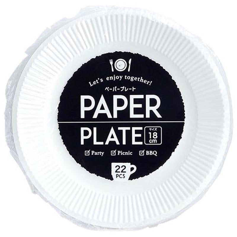 ペーパープレート　１８ＣＭ　２２枚