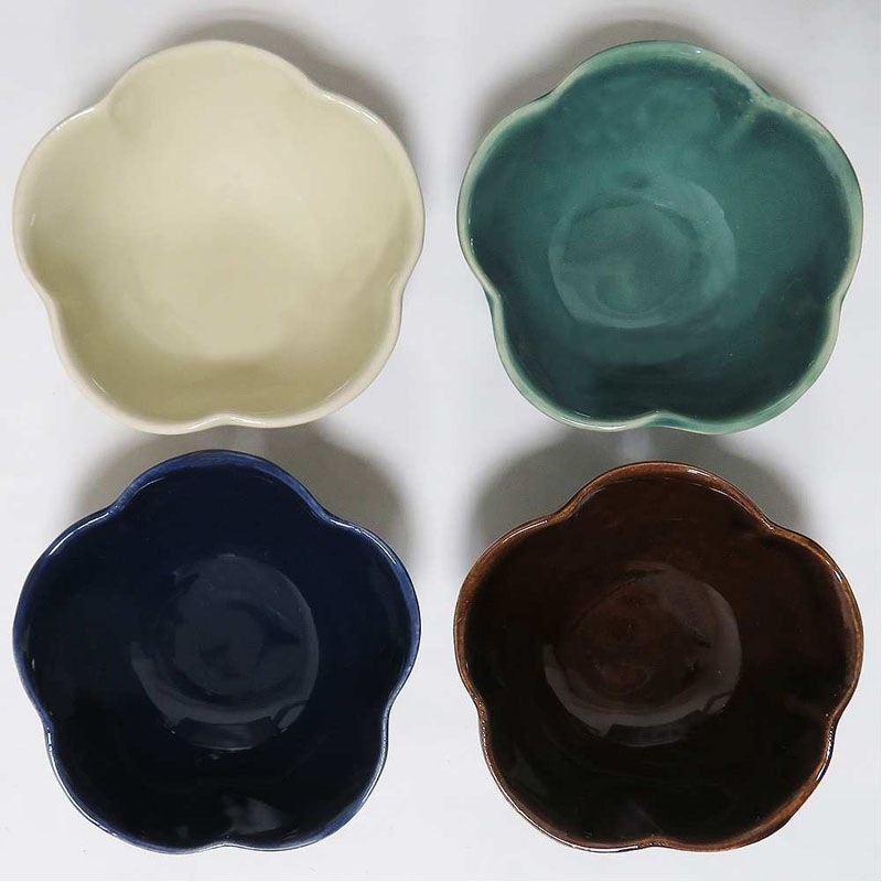 セラミックミニボウル 花 深型【公式】≪1個からお届け≫Can☆Do