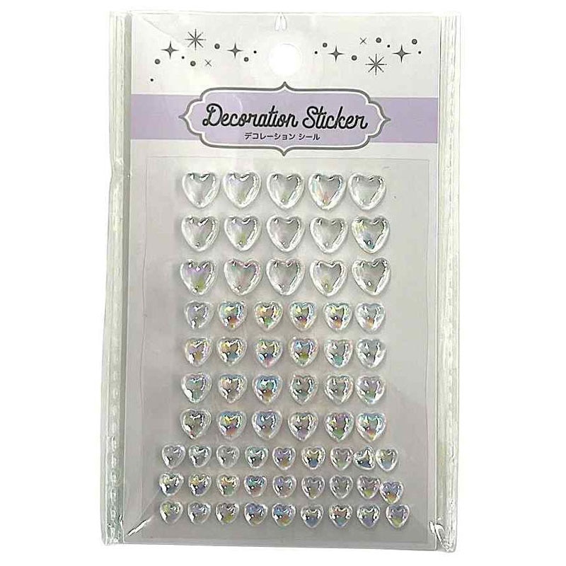デコレーションシールハートオーロラ６６Ｐ