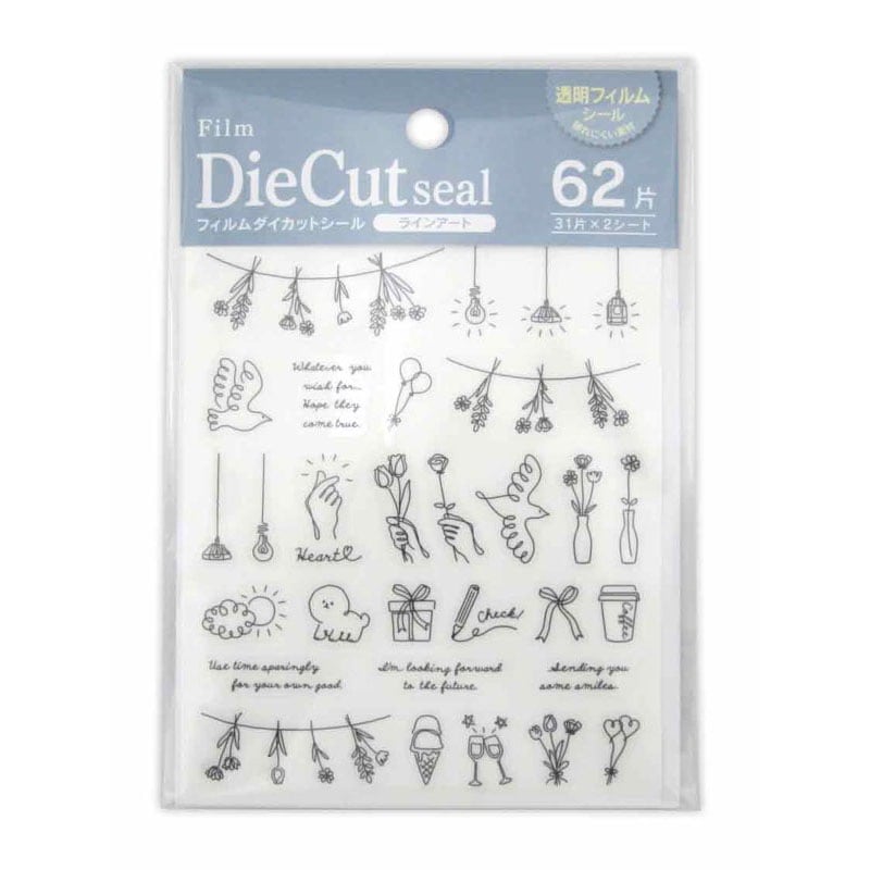 フィルムダイカットシールラインアート