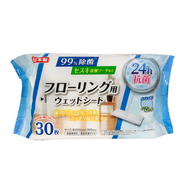24h抗菌 フローリングウェット30P