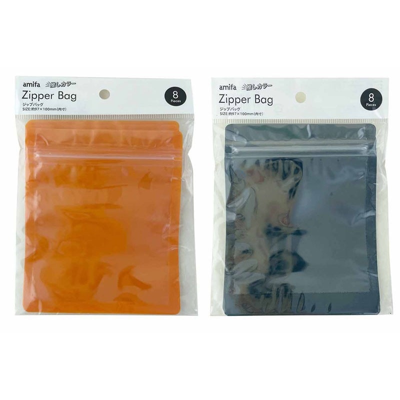 COACH ダブルジッパーバッグ オレンジ/黒 COACH ダブルジッパーバッグ オレンジ/黒