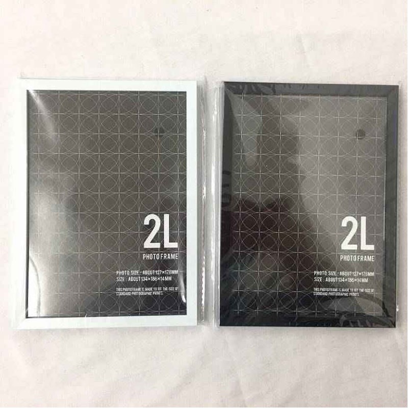 フォトフレーム2L WT／BK【公式】≪1個からお届け≫Can