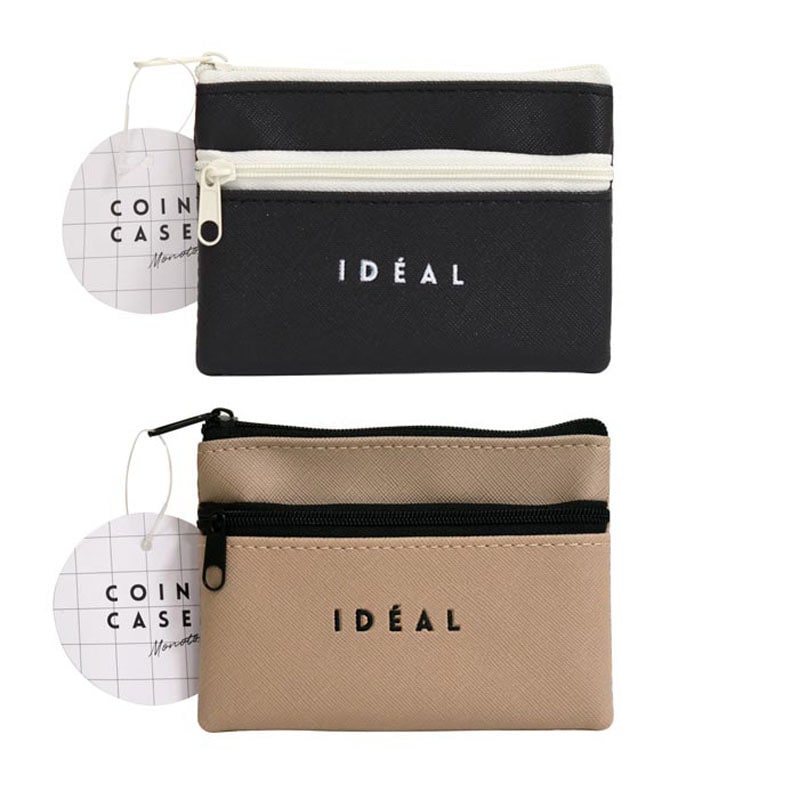イデアル　Ｗファスナーコインケース