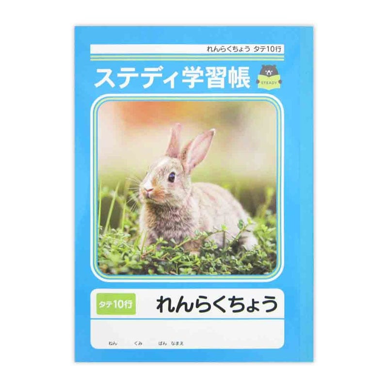 ステディ学習帳 れんらくちょうタテ10行