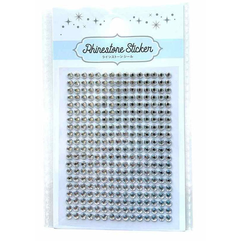 ラインストーンシールＬ　３００Ｐ　シルバー