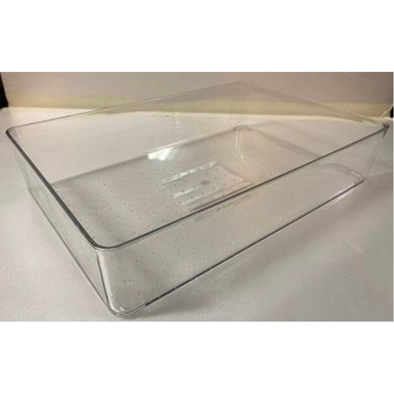 キッチン収納ボックス　クリア　浅型