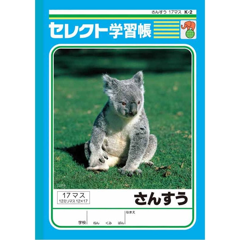 B5さんすう17マス K-2