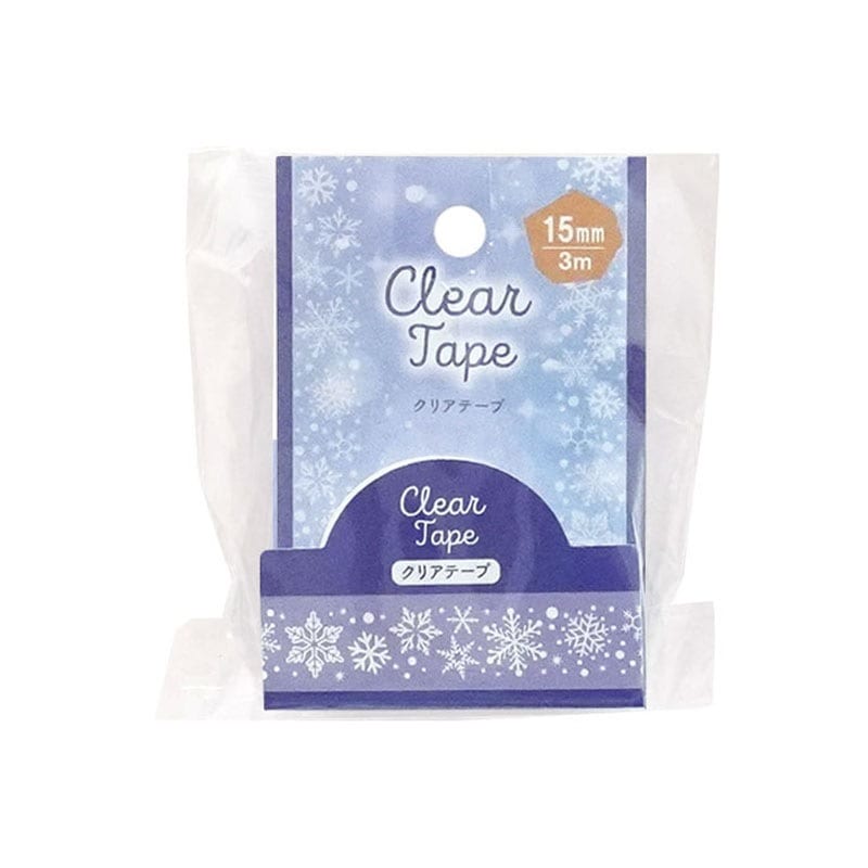 クリアテープ　　スノーフレーク　ホワイト
