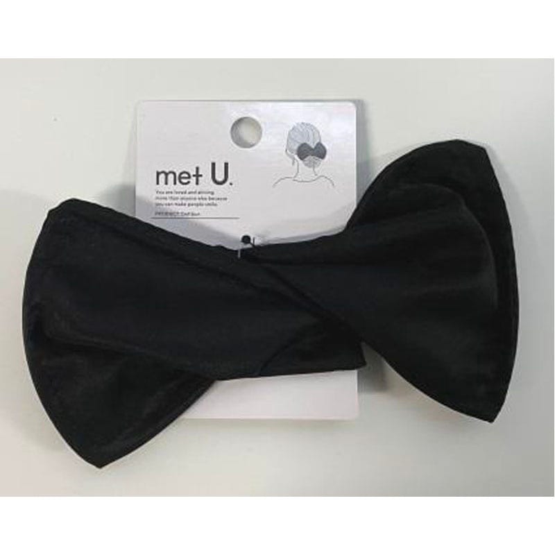 デフトバン　サテン調　ブラック