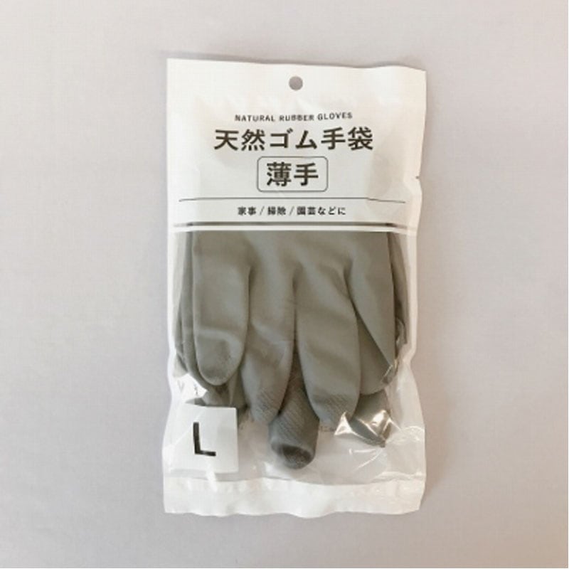 ゴム手袋　薄手　Ｌ　ＧＹ