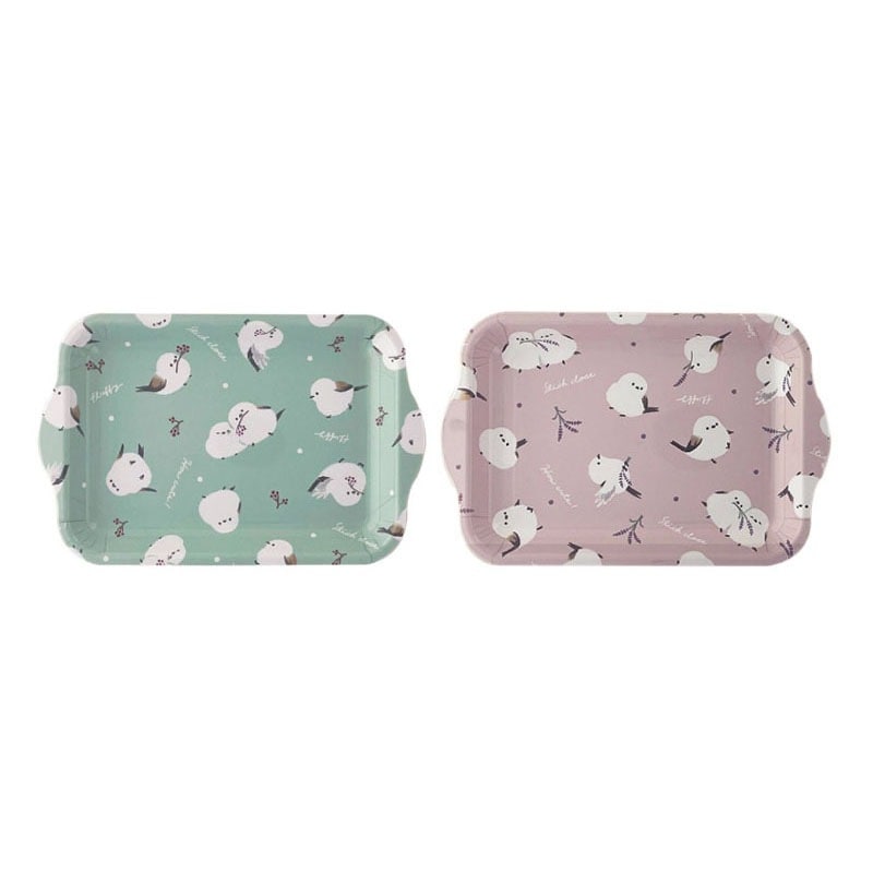 トレー　ふわふわシマエナガ