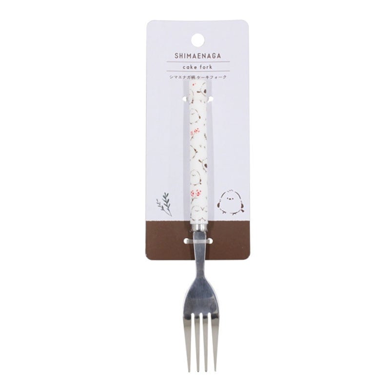 シマエナガ柄　ケーキフォーク