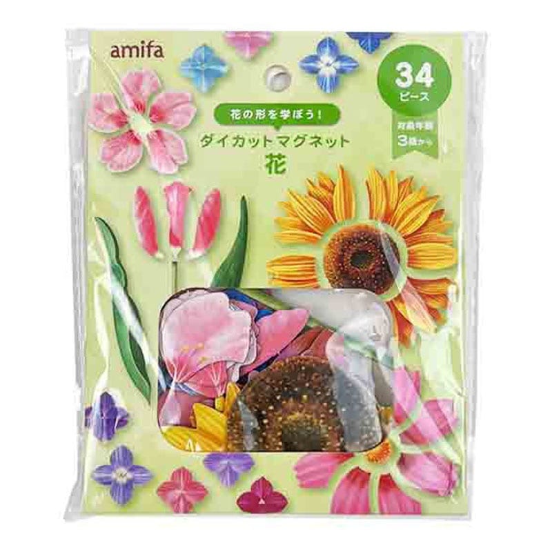 ダイカットマグネット　花　３４Ｐ