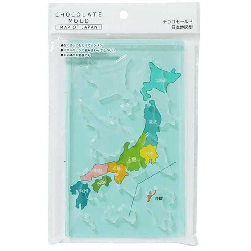 チョコモールド　日本地図型