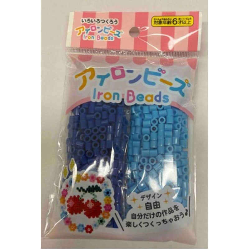 アイロンビーズ う 赤 青 4パック 