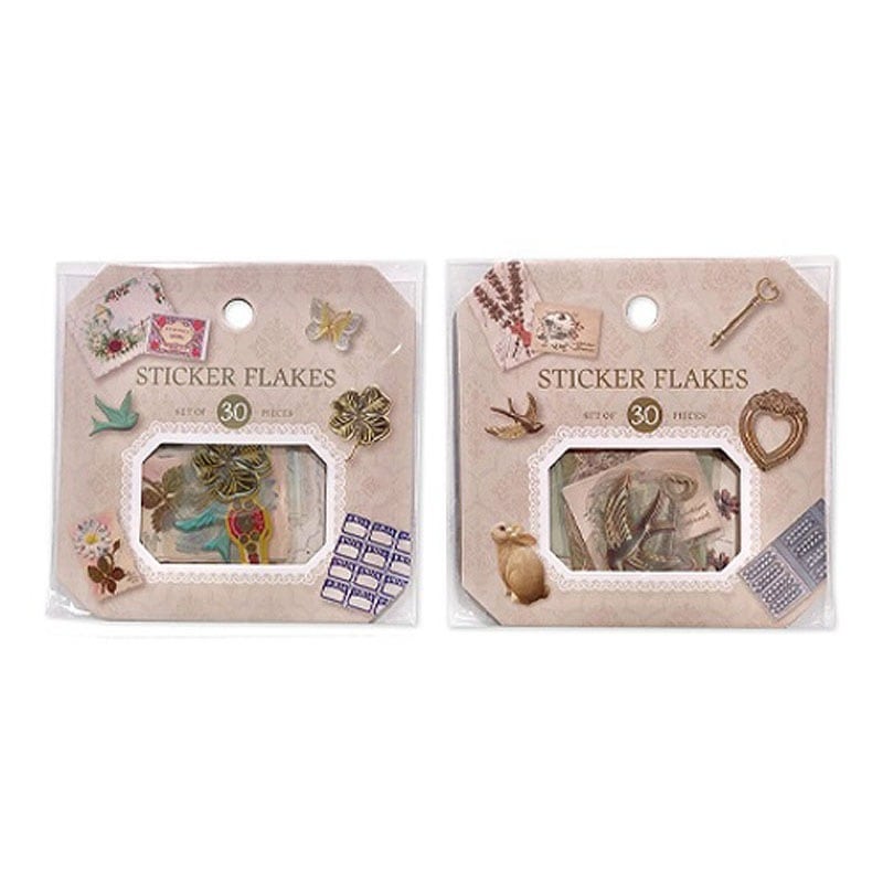 フレークシール 30P ロマンティック