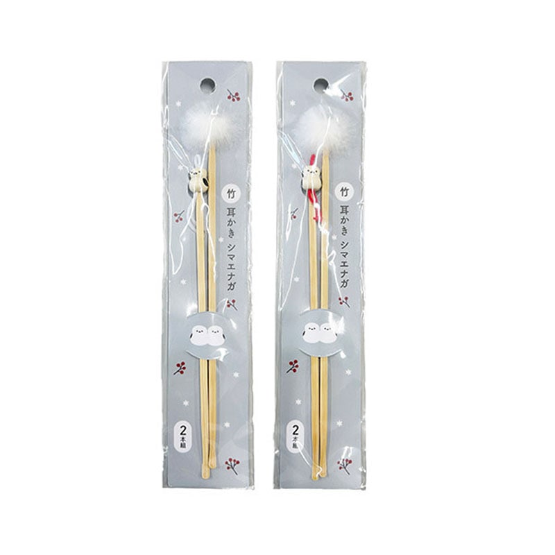 竹　耳かき　シマエナガ　２本組