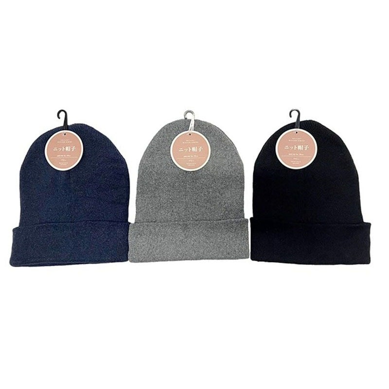 ニット帽子　