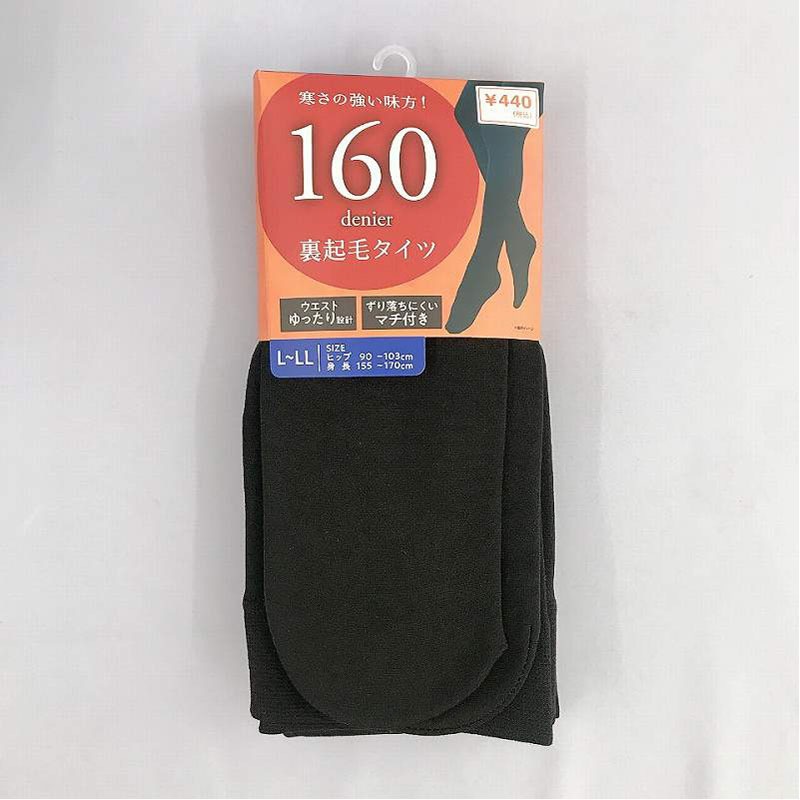おなかゆったり裏起毛タイツＬ－ＬＬ