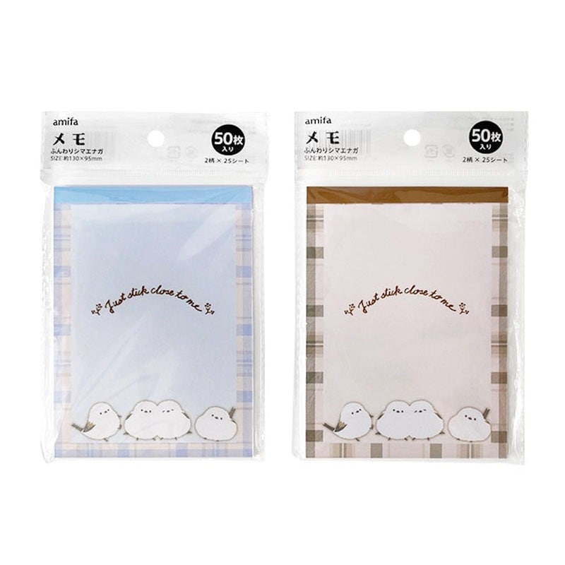 メモ 50P ふんわりシマエナガ【公式】≪1個からお届け≫Can☆Do 