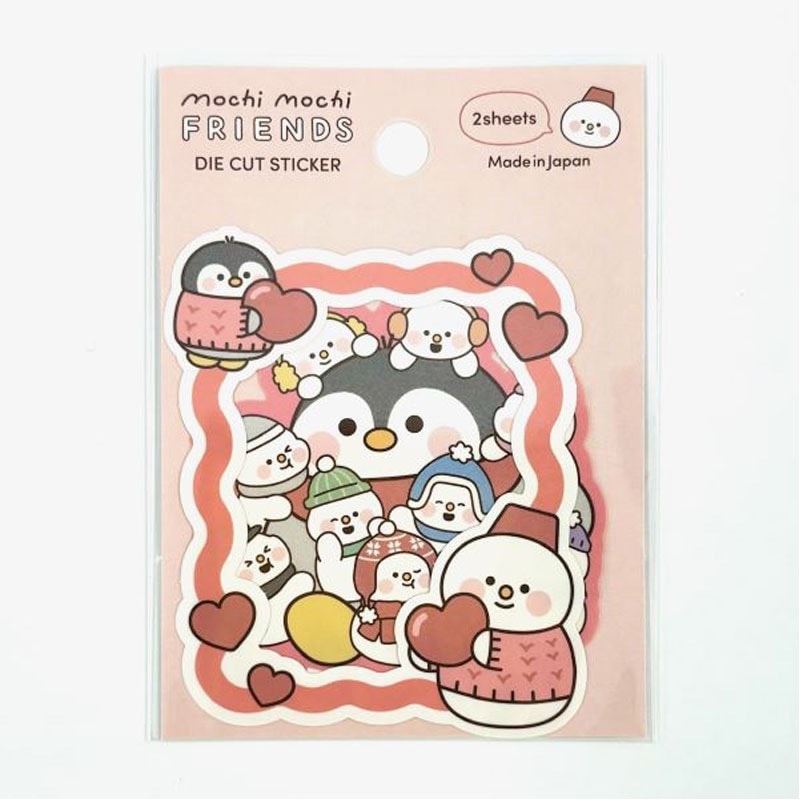 ダイカットステッカー モチモチフレンズ1【公式】≪1個からお届け