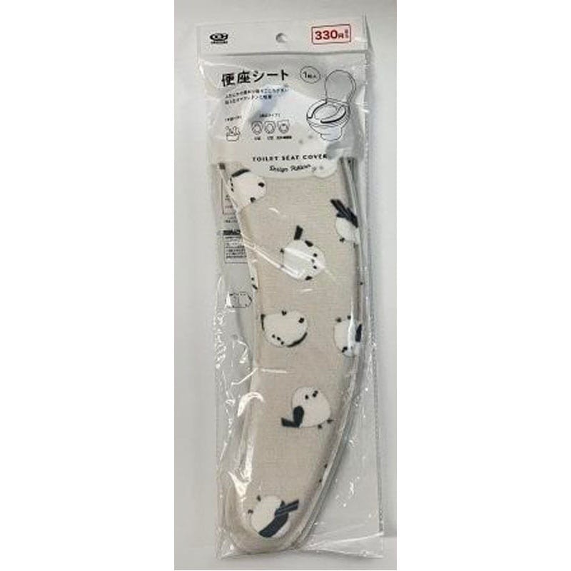 プリント便座シート シマエナガ柄