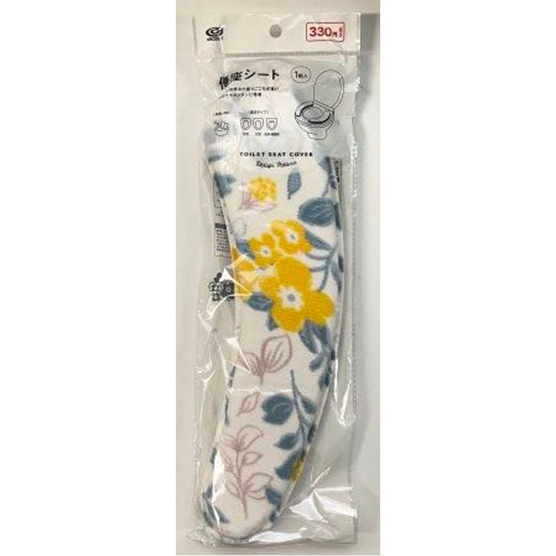 プリント便座シート 花柄