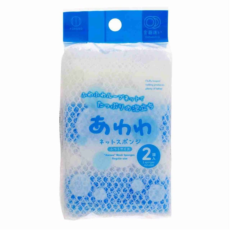 あわわ ネットスポンジ ふつう2個入