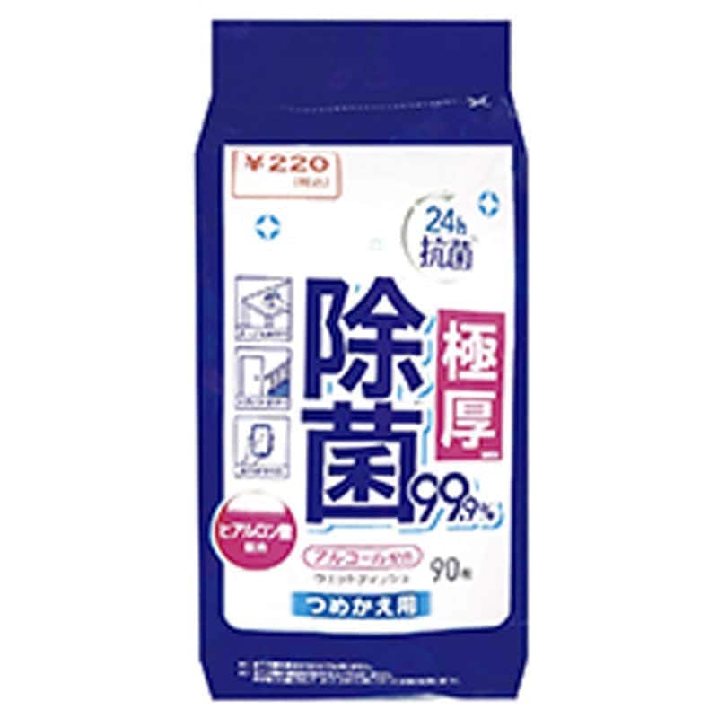 極厚除菌ボトルウェット詰替用90枚【公式】≪1個からお届け≫Can
