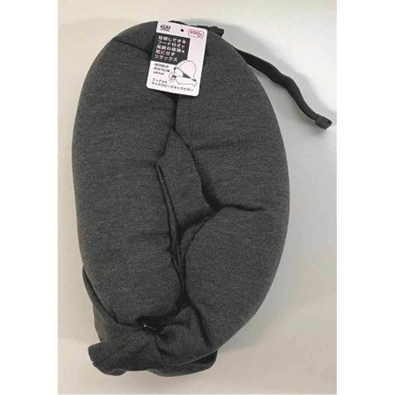 フード付マイクロビーズネックピロー