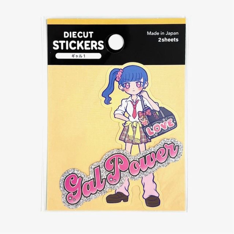 ダイカットステッカーズ ギャル1