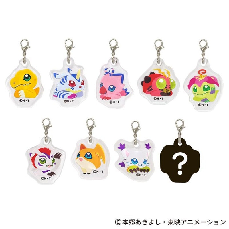 デジモンアドベンチャー　トレーディングアクリルキーホルダーvol.2＿食べ物わけっこ-クラックスオンラインストア