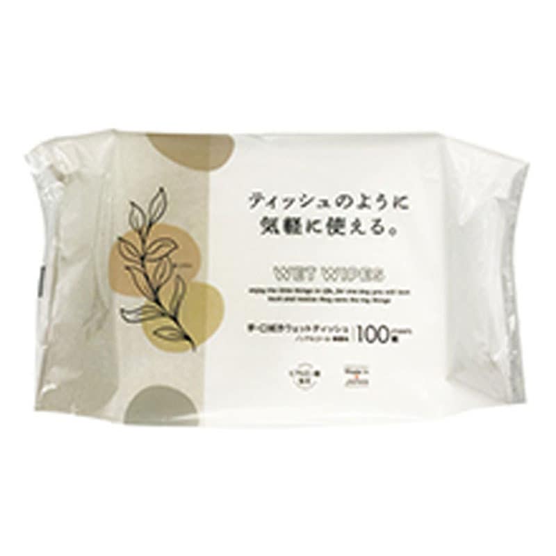 手口拭きウェットノンアルコール１００枚