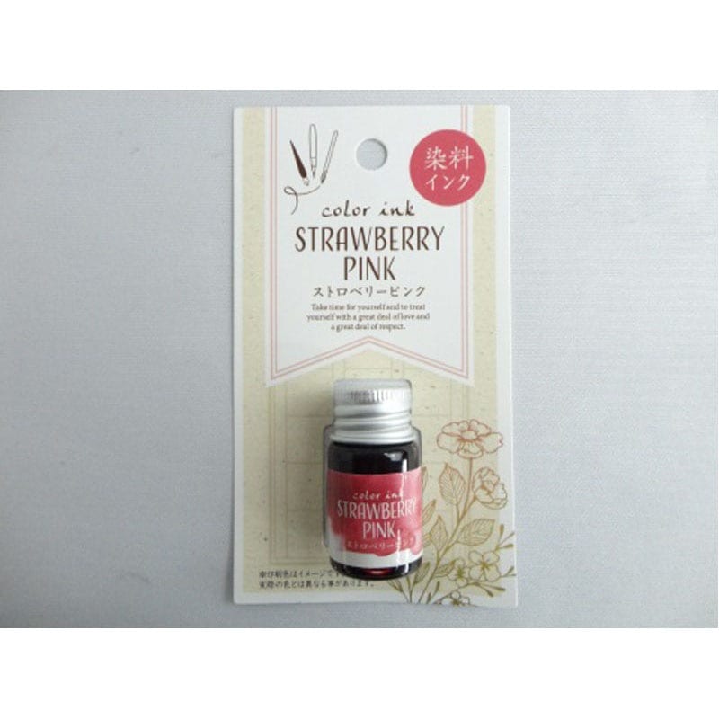 筆記用染色インク　ストロベリーピンク