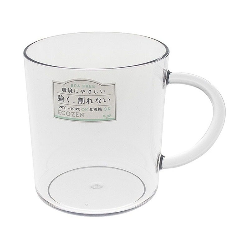 割れないシンプルマグ　クリア