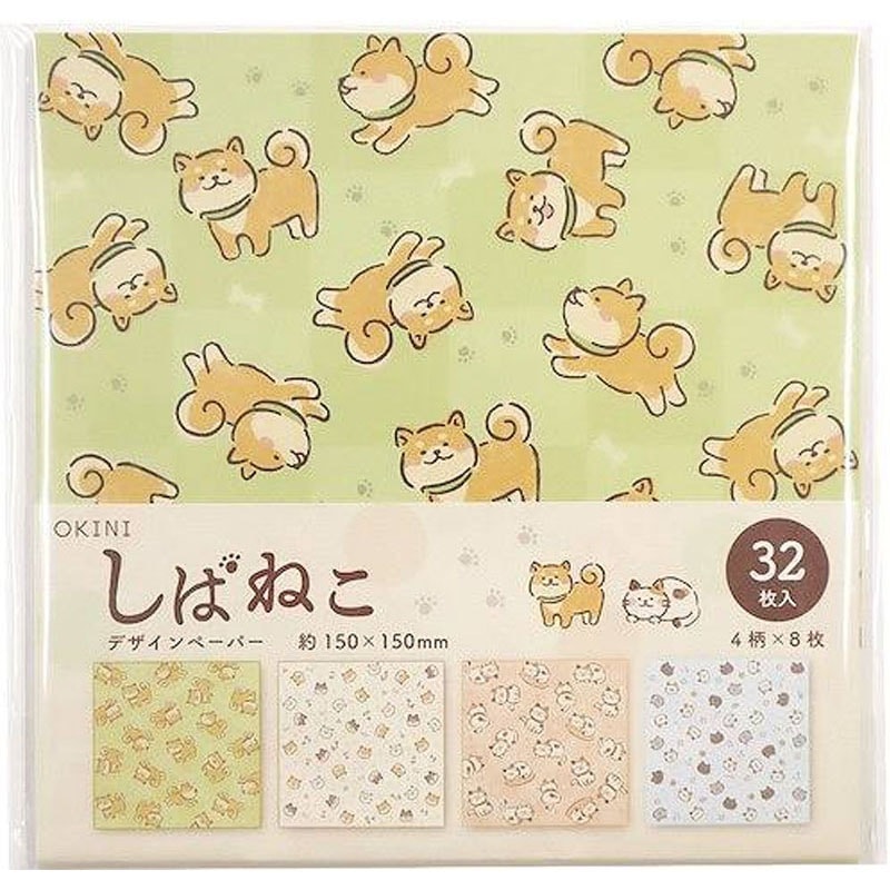 デザインペーパー　３２Ｐ　しばねこ