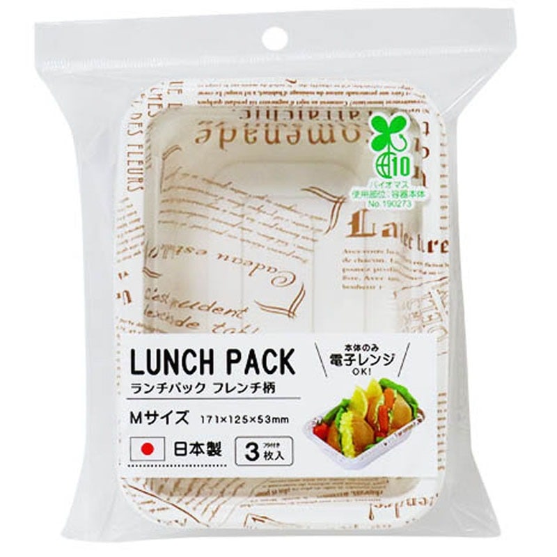 ランチパック　フレンチ柄　Ｍ　３枚