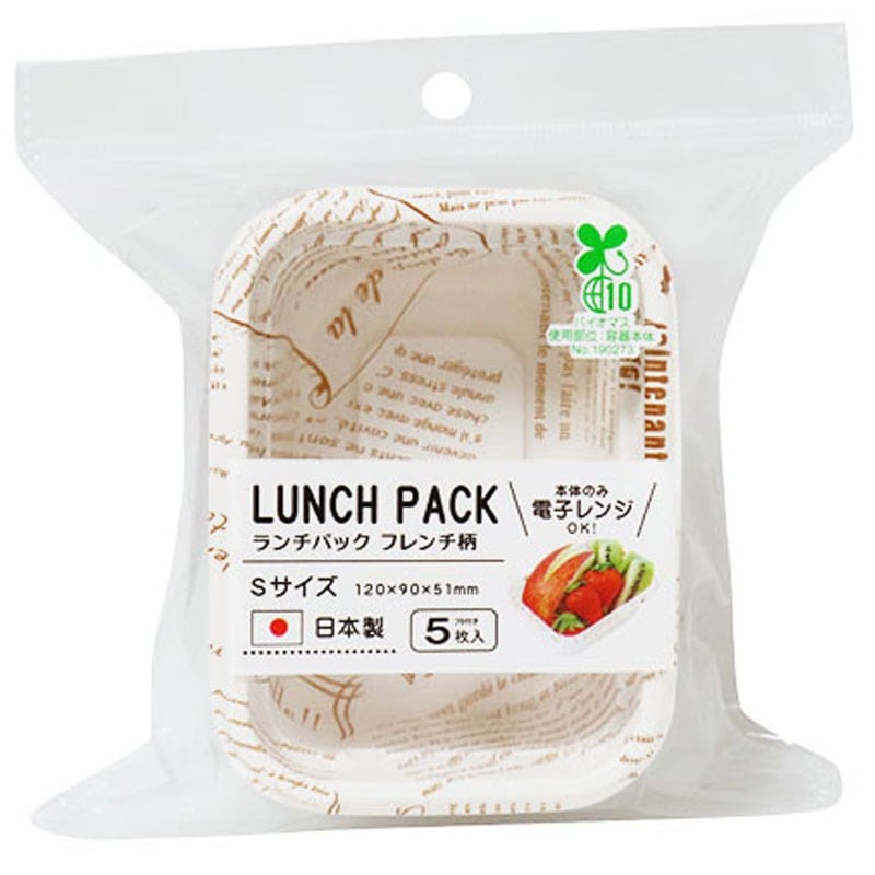 ランチパック　フレンチ柄　Ｓ　５枚