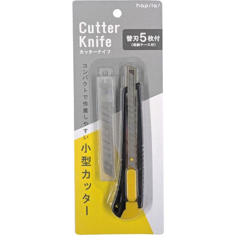 カッターナイフ替刃5枚付(収納ケース付)