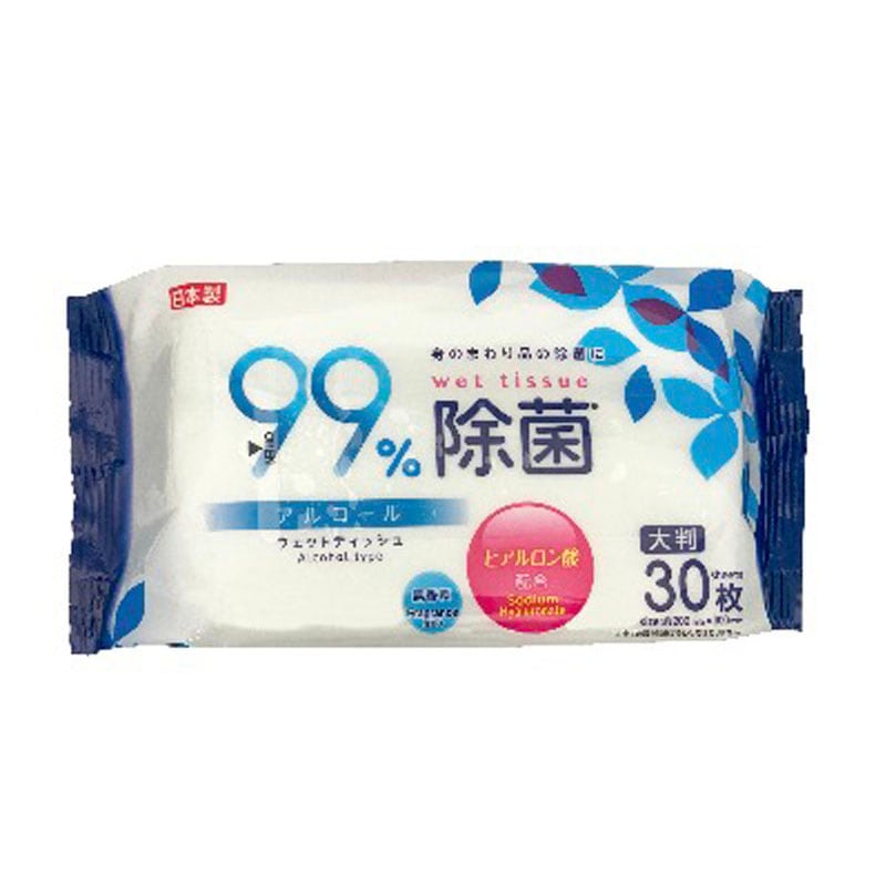 アルコール除菌大判ウェット　３０枚