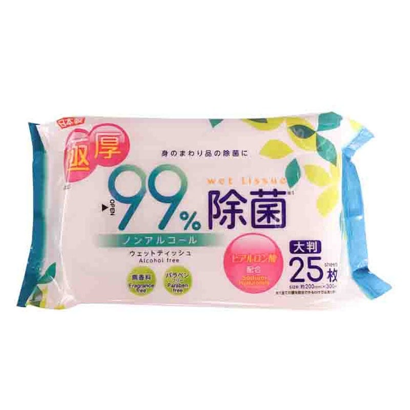 極厚ノンアル除菌大判ウェット　２５枚