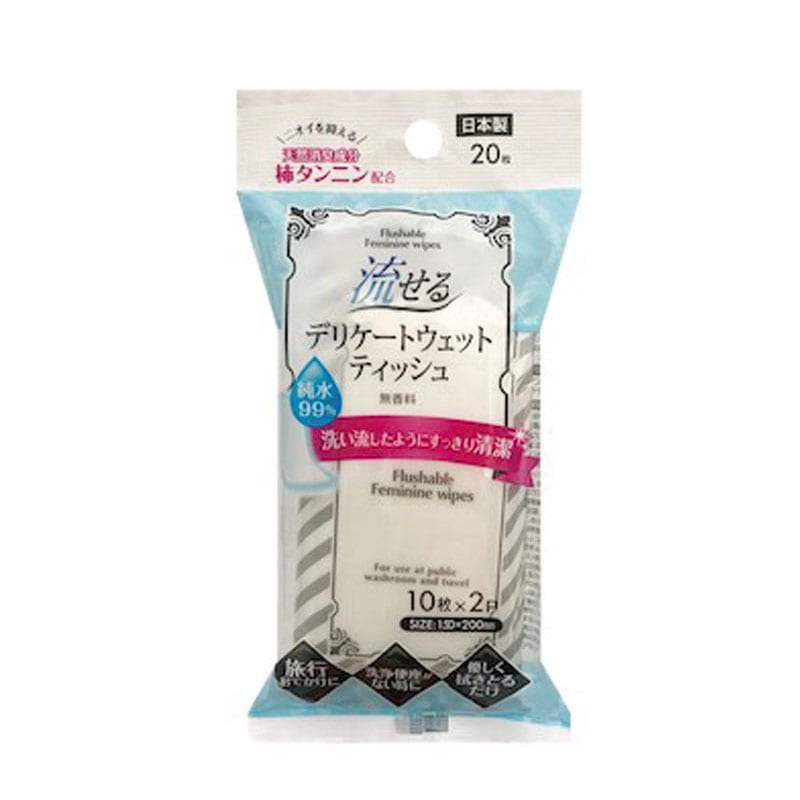 流せるデリケートウェット　１０枚２Ｐ