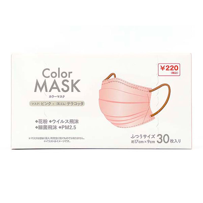 カラーマスク３０枚　ふつう　ＰＫ×ＴＣ